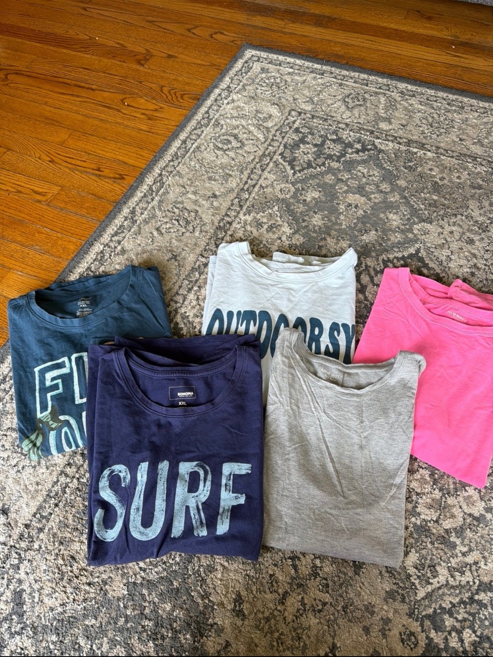 OshKosh B'gosh Toddler Assorted Short Sleeve Tees - Navy, Pink, Gray, Teal